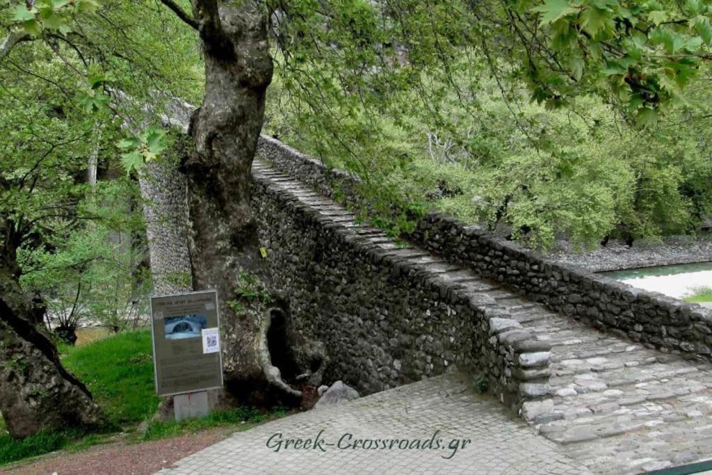 Παραδοσιακή Πέτρινη Κατοικία Στην Βλάχα Ελάτης Екстериор снимка
